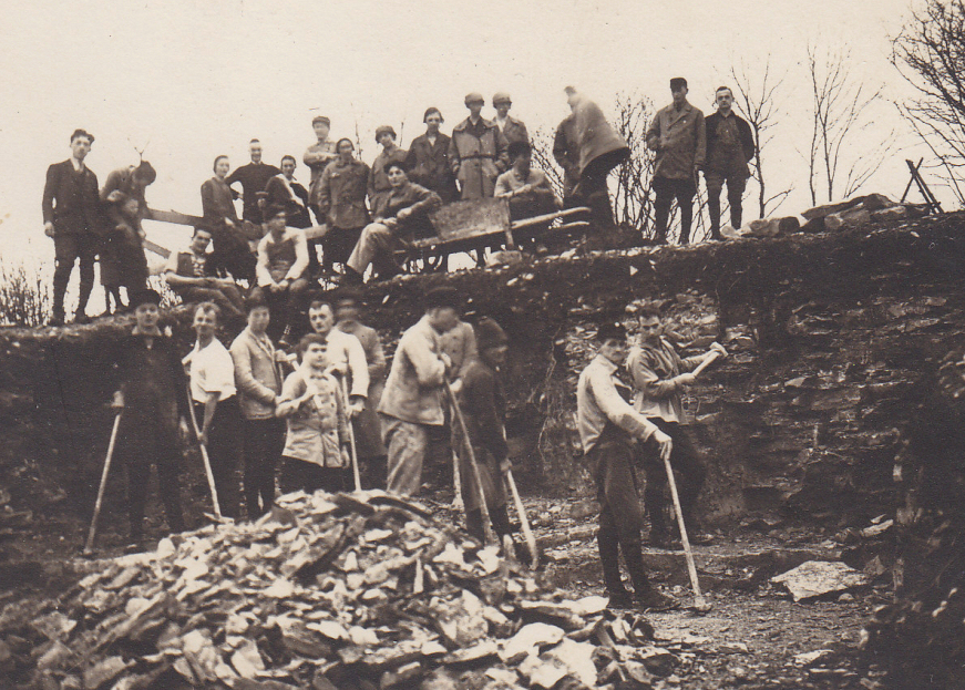 Abb.6: Bau der Immenreute, 14.03.1926